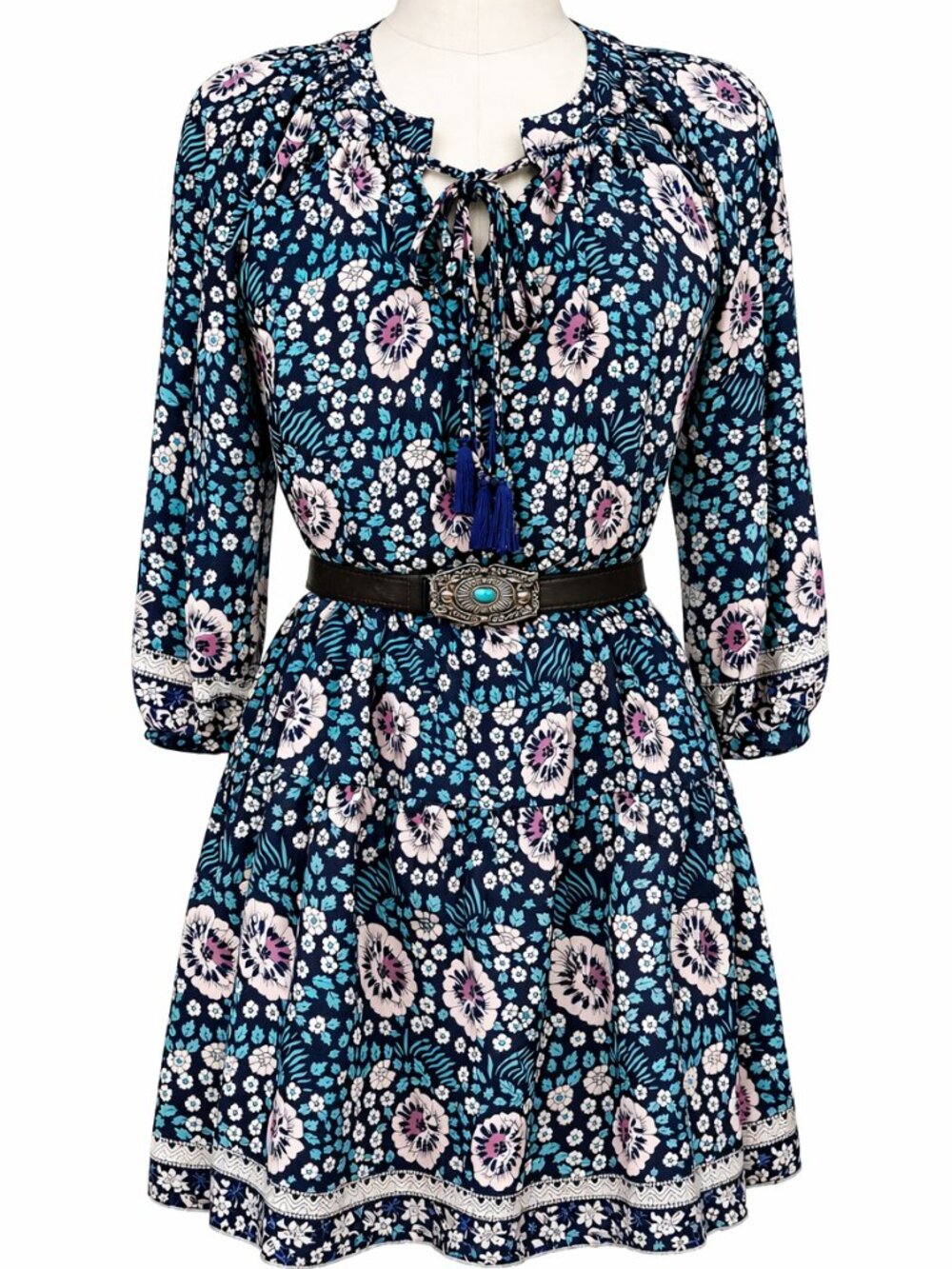 💋Natalie Martin Floral Dress | Small | Boho Chic | Feminine | Pristine Cond.